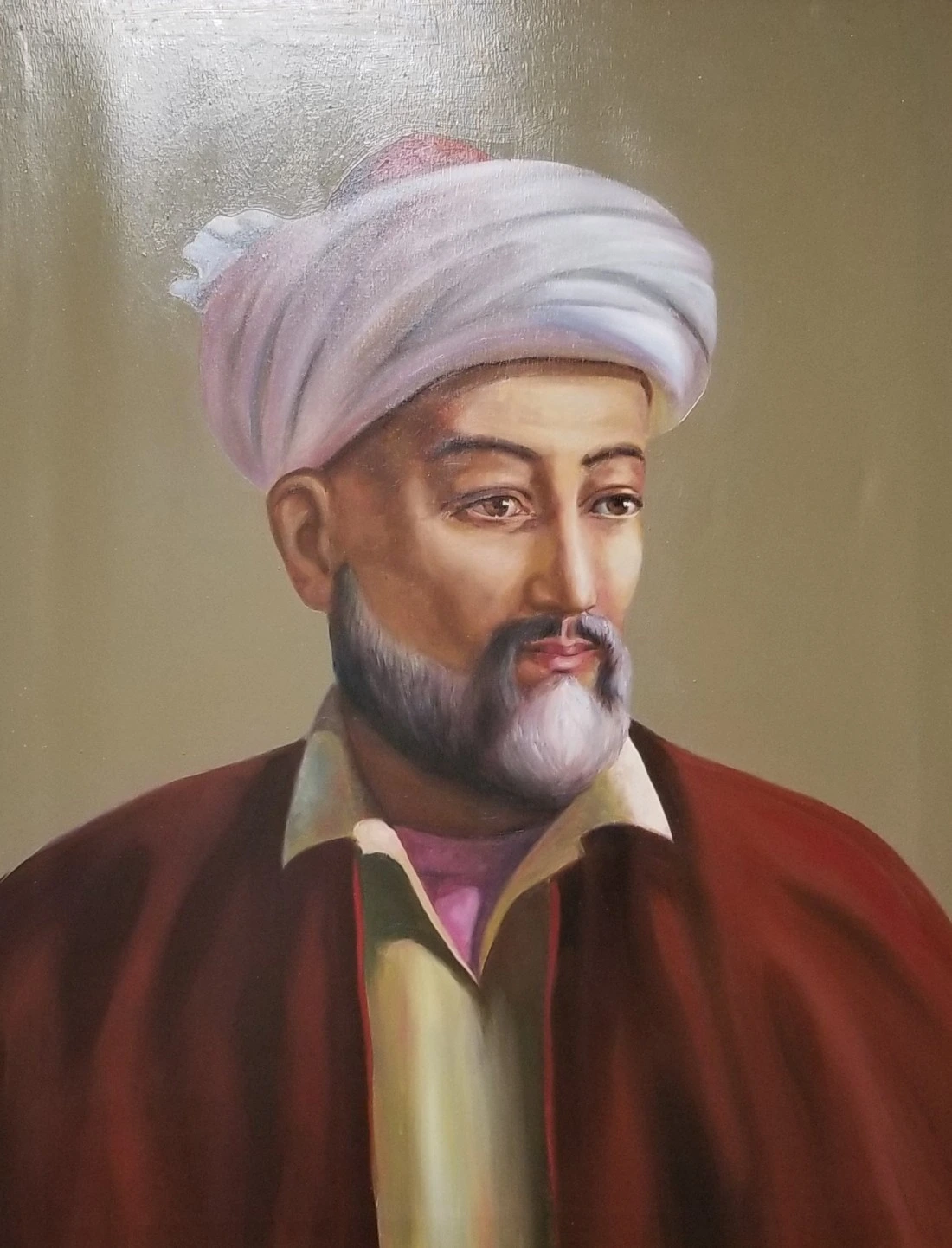Retratos de Alisher Navoi y Babur