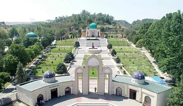Vista de Andiján, Uzbekistán