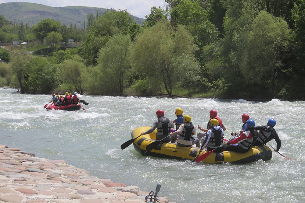 Rafting en Uzbekistán