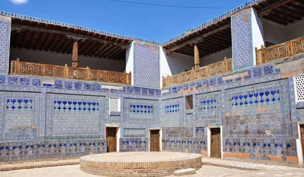 Tash Hauli en Itchan-Kala (Jiva): palacio, patios y azulejos en la ciudad amurallada de Uzbekistán