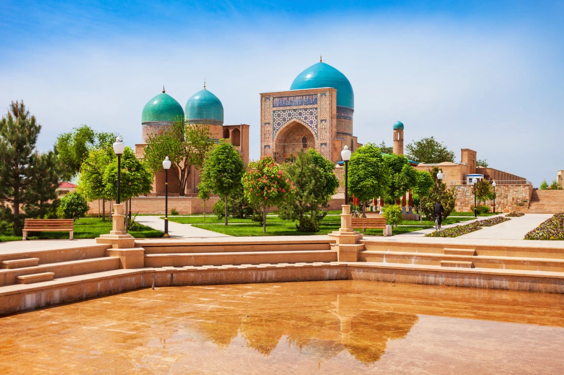 Vista de Karshi, Uzbekistán
