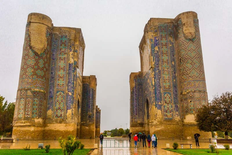 Vista de Shahrisabz, Uzbekistán